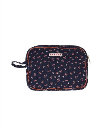 Habiba Fleur Makeup Clutch Indigo